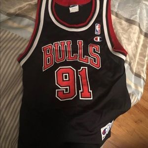 Champion Dennis Rodman bulls jersey (youth)